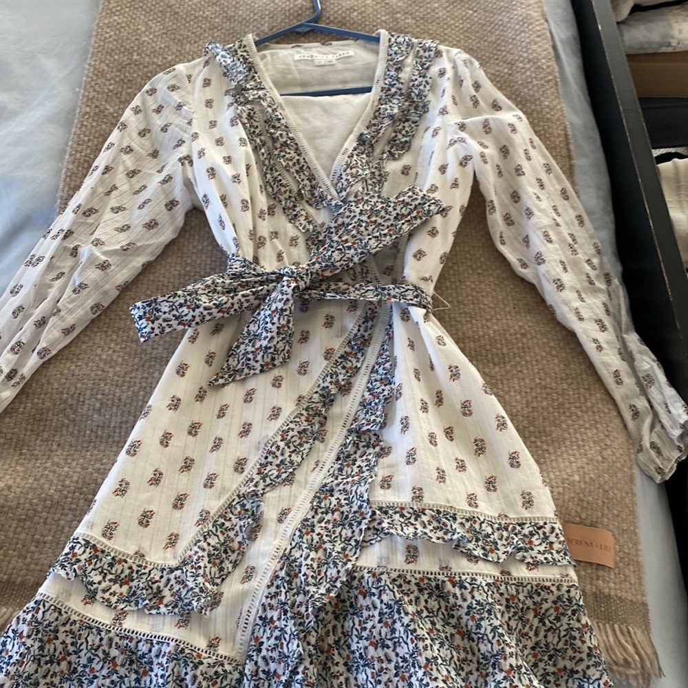 Veronica beard faux wrap dress